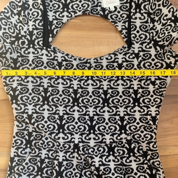 ANTHRO Deletta Caledonia Cutout Dress - Picture 5 of 8